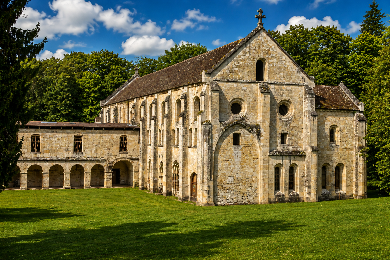 Abbaye Notre-Dame du Val, lieu de réception de mariage.