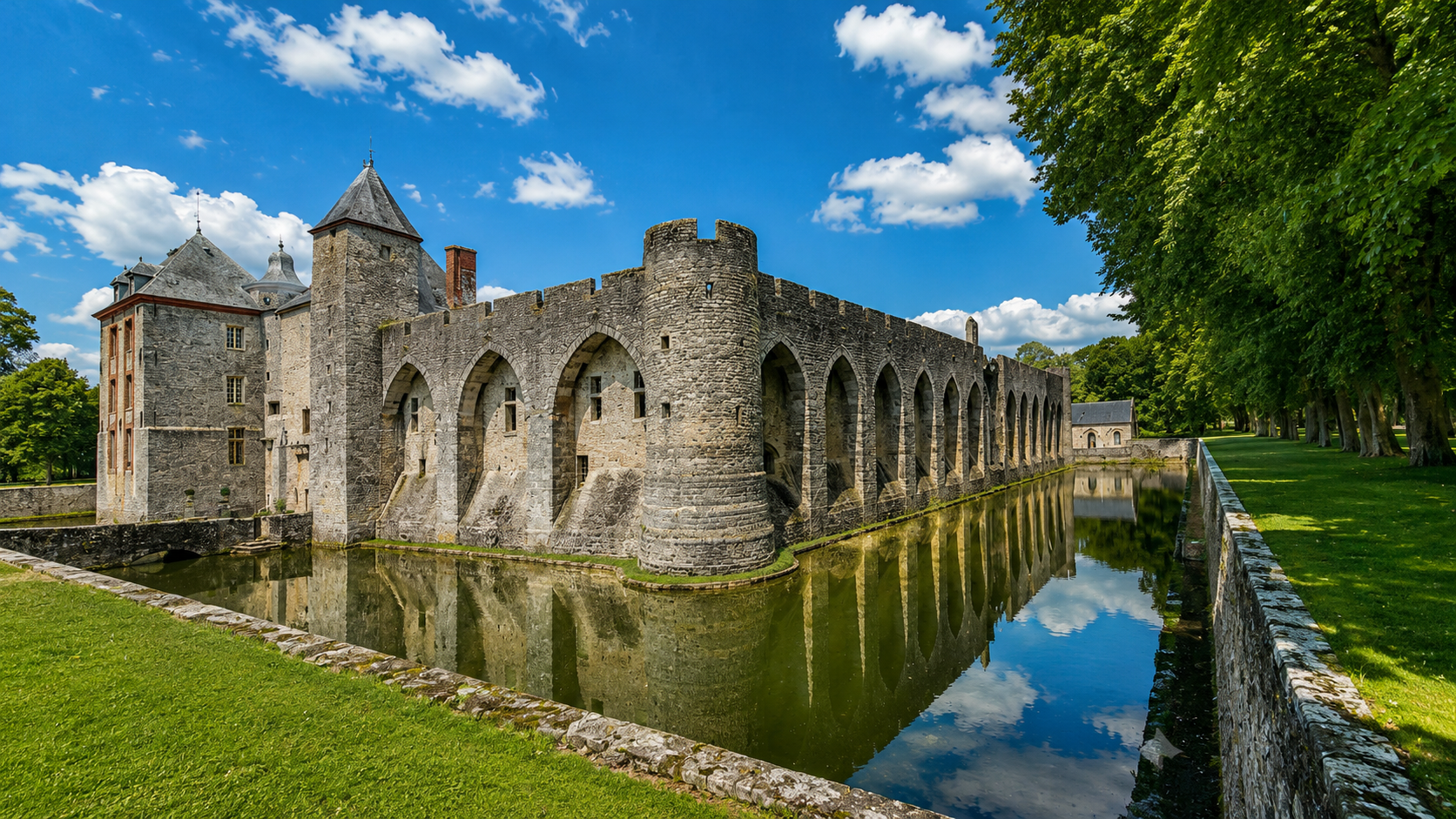 Château de Farcheville, lieu de réception de mariage.